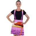 Pop Art Beach Umbrella  Velvet Suspender Skater Skirt View1