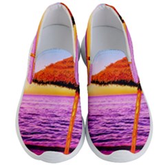 Pop Art Beach Umbrella  Men s Lightweight Slip Ons by essentialimage