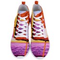 Pop Art Beach Umbrella  Men s Lightweight High Top Sneakers View1