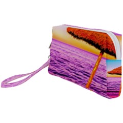 Pop Art Beach Umbrella  Wristlet Pouch Bag (small) by essentialimage