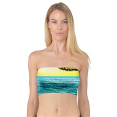 Pop Art Beach Umbrella  Bandeau Top by essentialimage