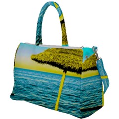 Pop Art Beach Umbrella  Duffel Travel Bag by essentialimage