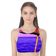 Pop Art Beach Umbrella  Tank Bikini Top by essentialimage