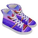 Pop Art Beach Umbrella  Women s Hi-Top Skate Sneakers View3