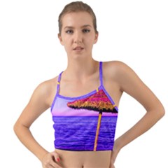 Pop Art Beach Umbrella  Mini Tank Bikini Top