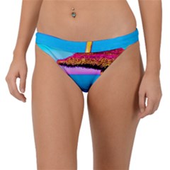 Pop Art Beach Umbrella  Band Bikini Bottom by essentialimage