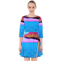 Pop Art Beach Umbrella  Smock Dress by essentialimage