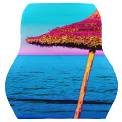 Pop Art Beach Umbrella  Car Seat Back Cushion  by essentialimage