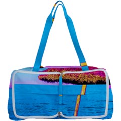 Pop Art Beach Umbrella  Multi Function Bag by essentialimage