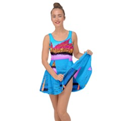 Pop Art Beach Umbrella  Inside Out Casual Dress by essentialimage