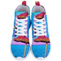 Pop Art Beach Umbrella  Women s Lightweight High Top Sneakers View1