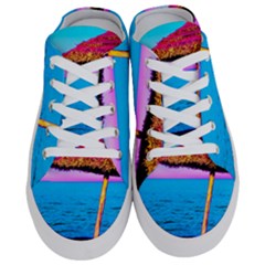 Pop Art Beach Umbrella  Half Slippers by essentialimage