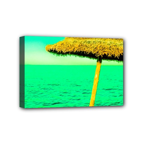 Pop Art Beach Umbrella  Mini Canvas 6  X 4  (stretched) by essentialimage