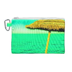 Pop Art Beach Umbrella  Canvas Cosmetic Bag (large) by essentialimage