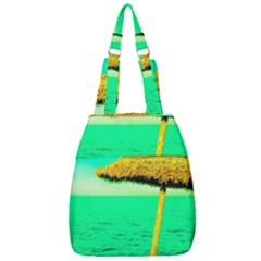 Pop Art Beach Umbrella  Center Zip Backpack by essentialimage