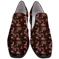 Cute Fairytale Patternfairytalepattern Women Slip On Heel Loafers by FantasyWorld7