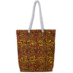 Rby 73 Full Print Rope Handle Tote (small) by ArtworkByPatrick