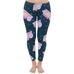 Dunkaroos Funfetti Print Dark Blue 1 Classic Winter Leggings