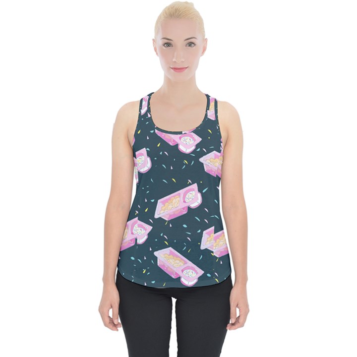 Dunkaroos Funfetti Print Dark Blue 1 Piece Up Tank Top