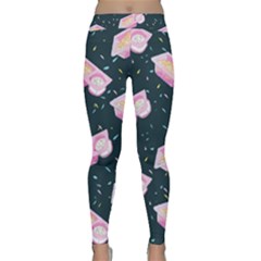 Dunkaroos Funfetti Print Dark Blue 1 Classic Yoga Leggings by elizabethjonesstyling