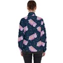 Dunkaroos Funfetti Print Dark Blue 1 Women s High Neck Windbreaker View2