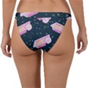 Dunkaroos Funfetti Print Dark Blue 1 Band Bikini Bottom View2