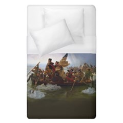 George Washington Crossing Of The Delaware River Continental Army 1776 American Revolutionary War Original Painting Duvet Cover (single Size) by snek