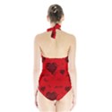 Wonderful Pattern Of Hearts Halter Swimsuit View2