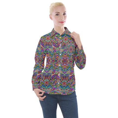 Ab 50 Women s Long Sleeve Pocket Shirt by ArtworkByPatrick