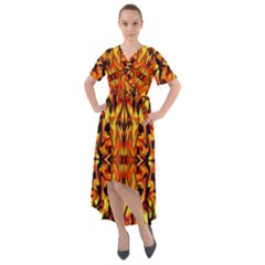 Ab 51 Front Wrap High Low Dress by ArtworkByPatrick