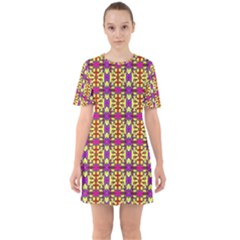 Ab 52 Sixties Short Sleeve Mini Dress by ArtworkByPatrick