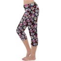 Mexican Sugar Skull Capri Yoga Leggings View2