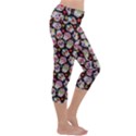 Mexican Sugar Skull Capri Yoga Leggings View3