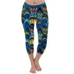 Shark Attack Capri Winter Leggings 