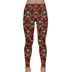 Crazy Skull Classic Yoga Leggings by trulycreative