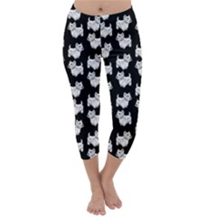 Funny Scottish Terrier Dog Capri Winter Leggings 