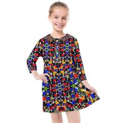 Ab 55 Kids  Quarter Sleeve Shirt Dress