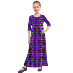 Ab 56 Kids  Quarter Sleeve Maxi Dress by ArtworkByPatrick