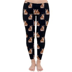 Funny Welsh Corgi Dog Classic Winter Leggings by trulycreative