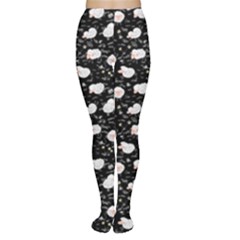 Cute Cartoon Sheep Black Tights