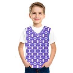 Purple  White  Abstract Pattern Kids  Sportswear by BrightVibesDesign