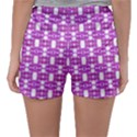 Pink  White  Abstract Pattern Sleepwear Shorts View2