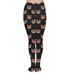 Fox Face Obsidian Tights