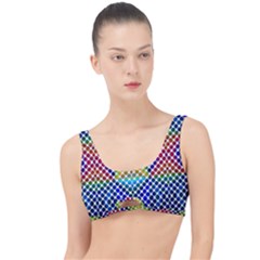 Colorful Circle Abstract White  Blue Yellow Red The Little Details Bikini Top by BrightVibesDesign