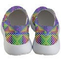 Colorful Circle Abstract White Purple Green Blue Men s Lightweight Slip Ons View4