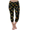 X-Ray Dinosaur Black Capri Winter Leggings  View1