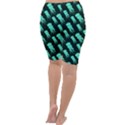 Cute Cartoon Jellyfish Green Cropped Leggings  View4