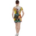 Cute Flying Fairy In The Night Women s Tee and Shorts Set View2