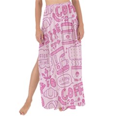 Coffee Pink Maxi Chiffon Tie-up Sarong by Amoreluxe