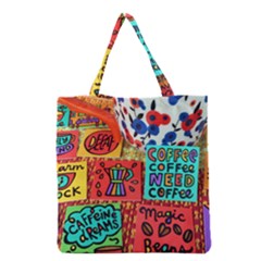 Need Coffee Grocery Tote Bag by Amoreluxe